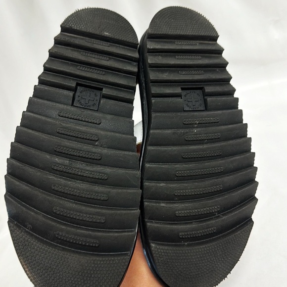 DR.MARTENS Blaire Hydro Leather Sandals Strappy White Platform Style Size 8 EUC - Picture 9 of 9